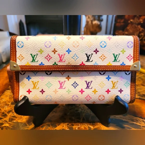 LOUIS VUITTON MURAKAMI INTERNATIONAL LONG WALLET - Picture 1 of 9